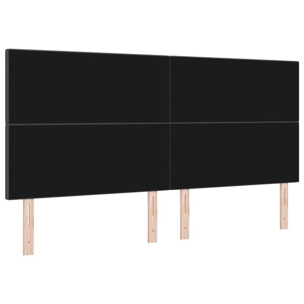 Huvudgavel Mörkgrå 200 cm Kordread tyg