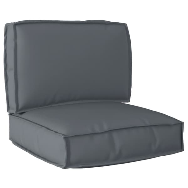 Pallkuddset 2 pcs Antracit Oxford Tyg
