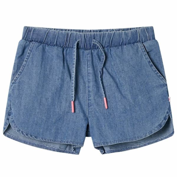 Barnshorts denimblå 104