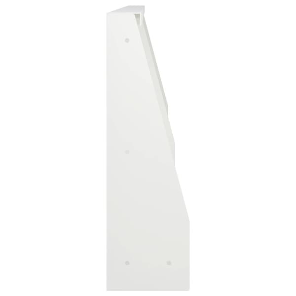 Stödvägg 4 st 60 x 12 x 40 cm Stål Vit
