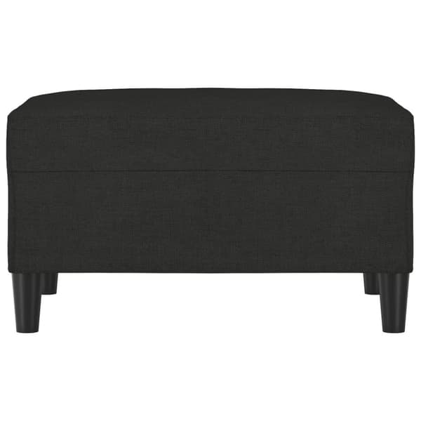 Fotpall svart 70x55x41 cm tyg