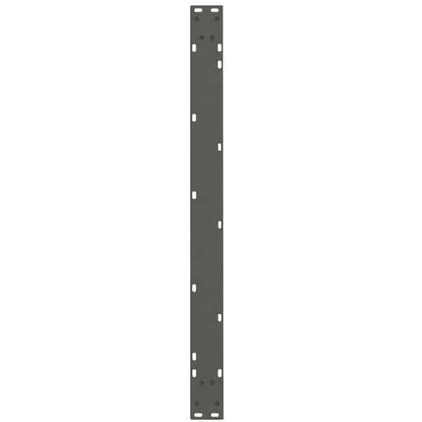 Matbordsben V-formade 2 st antracit 100x(72-73,3) cm stål