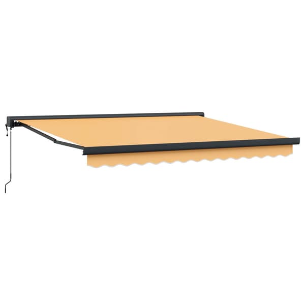 Markis Sand 350 x 250 cm Polyester och aluminium