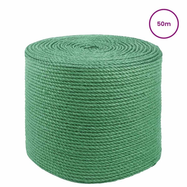 4 mm Grön 100% Tossa jute
