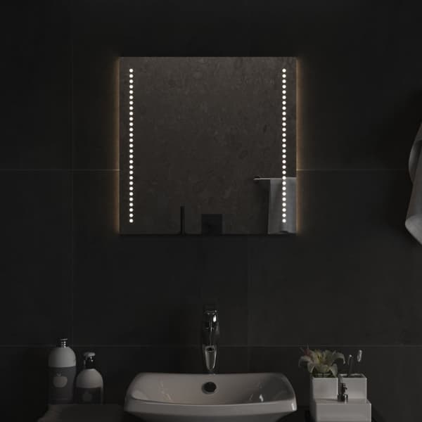 Badrumsspegel LED 50x50 cm