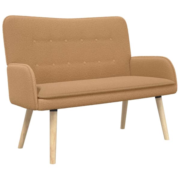 2-sits soffa Beige 115 x 61 x 87 cm Bouclé