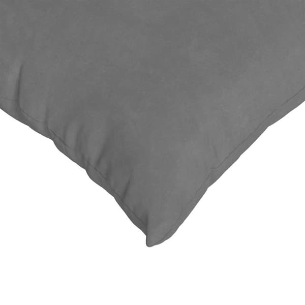 Sofakuddar 2 pcs Mörkgrå 60 x 60 cm tyg