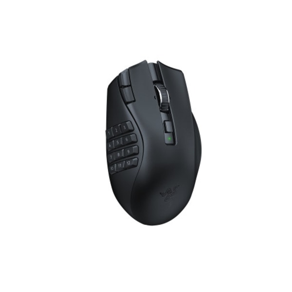 Razer Naga V2 HyperSpeed datormöss högerhand Trådlös RF + Bluetooth Optisk 30000 DPI Svart