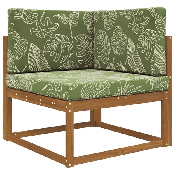 Utomhus Soffa Kudde 3 pcs Bladdesign Polyester
