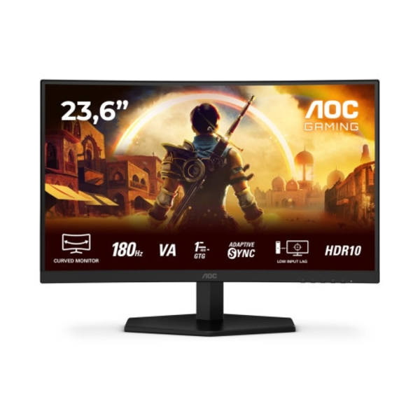 AOC Gaming C24G42E - LED-skärm - böjd - Full HD (1080p) - 24" - HDR