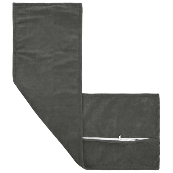 Kuddöverdrag HOUTEN Antracit 40 x 145 cm Mikrofiber Fleece