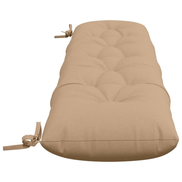 Bänk Kuddar VIANEN 2 st 100% Polyester Sand 160 x 30 x 12 cm