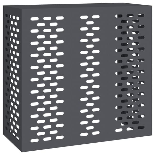 Täckning för Luftkonditionering Antracit 110 x 50 x 105 cm Stål