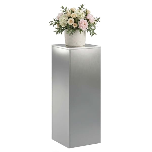 Växtställ Silver 30 x 30 x 80 cm Stål