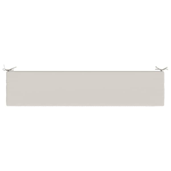 Bänk kudde SOEST 100% Polyester Vit 180 x 40 x 5 cm