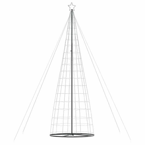 LED julgran 1534 LEDs färgglada 500 cm