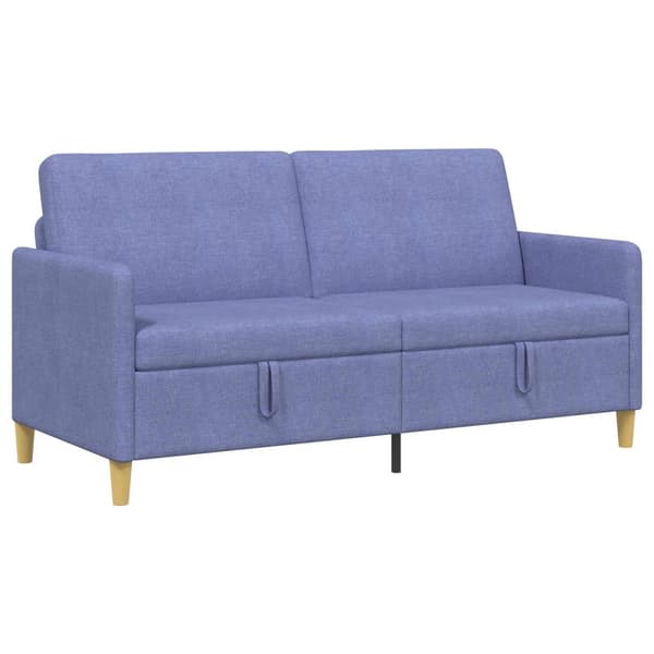 Soffa med förvaring Jeansblå 172 x 78 x 87 cm Polyester