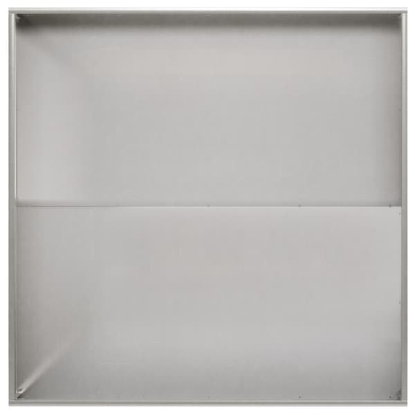 Trädgårdsplanterare 2 st Silver 100 x 100 x 30 cm