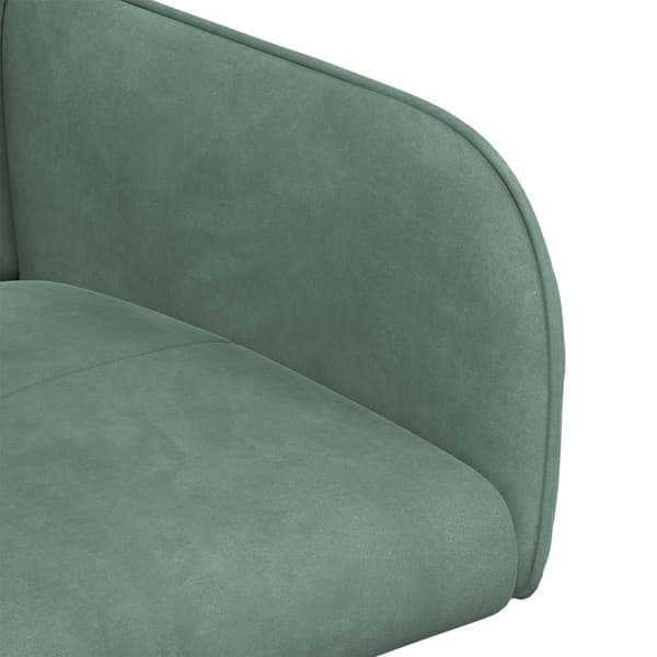 Matstolar 2 pcs Sammet Havgrön 59 x 56,5 x 86 cm