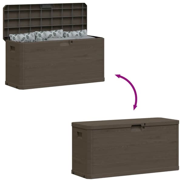 Dynbox 280 liter brun