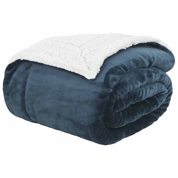 Kastfilt Mörkblå 130 x 150 cm Fleece