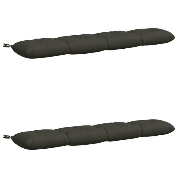 2-delade Bänk Kuddar VIANEN 100% Polyester Antracit