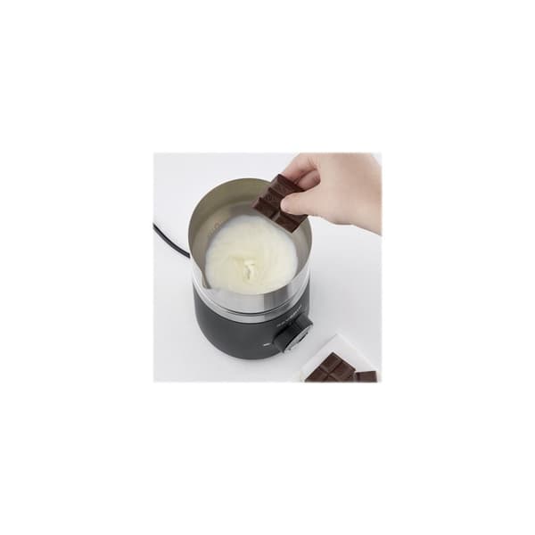 SEVERIN SM 3585 Spuma 500 - mjölkskummare - borstat stål/svart