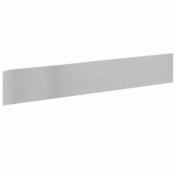 Kant för gräsmatta 30 pcs 100 x 18 cm Stål Silver