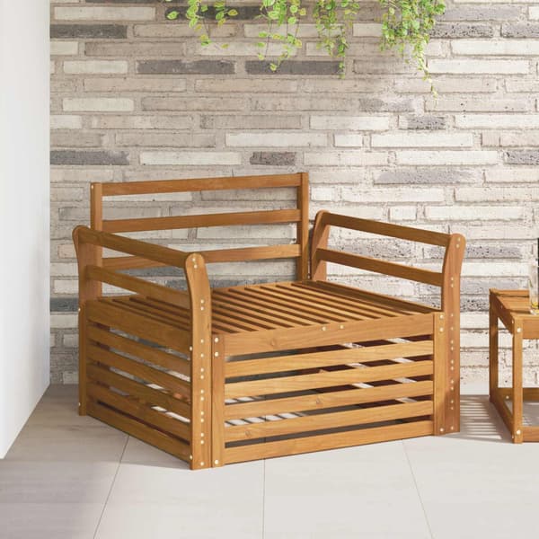 2 Stycke Sofa med armstöd Naturfärg