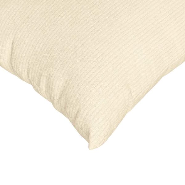 Sofakuddar 2 pcs Kräm 80 x 40 cm Kordread tyg