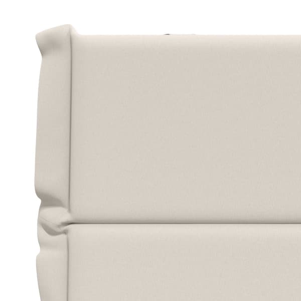 2-delade Höga Ryggstolsdynor GEMERT 2 st 100% Polyester Vit