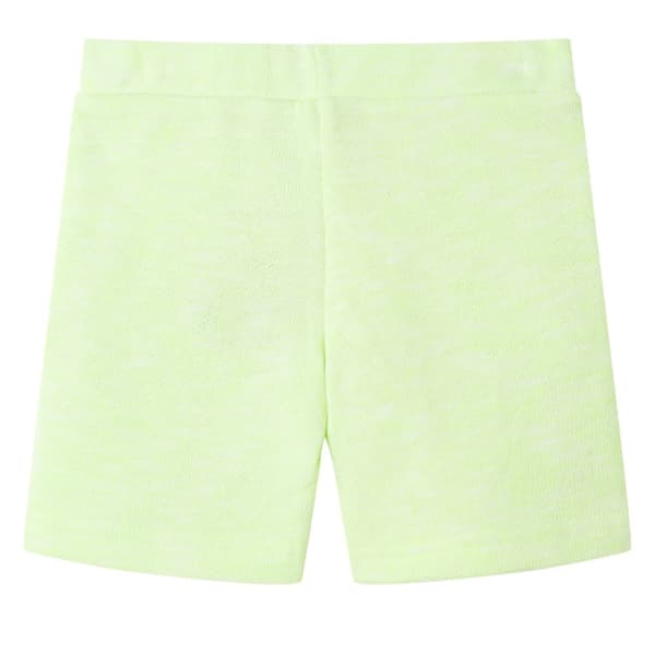 Barnshorts med snöre neongul 140