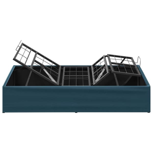 Elektrisk Justerbar Säng Ram Blå 200 x 80 x 33,5 cm Stål