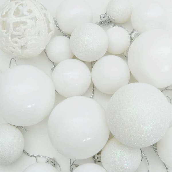 Julprydnad Set med 150 LED-lampor 61 pcs Vit Plast