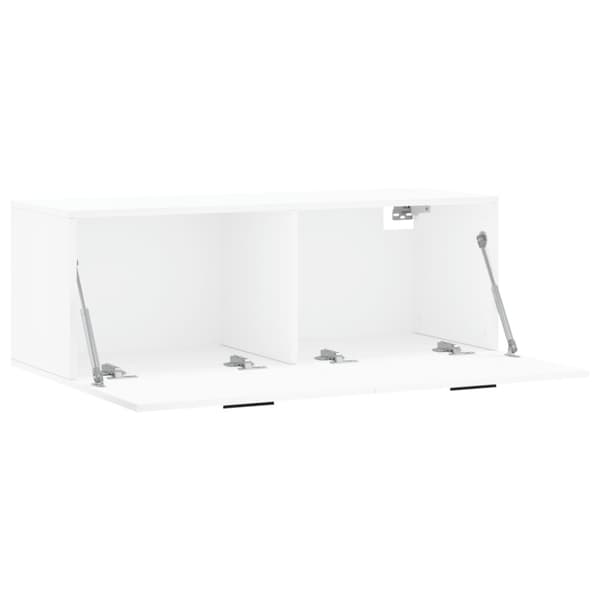 Väggskåp vit 100x36,5x35 cm konstruerat trä