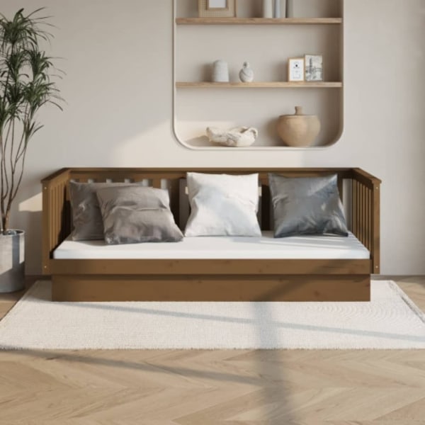 Dagbädd honungsbrun 90x200 cm massiv furu
