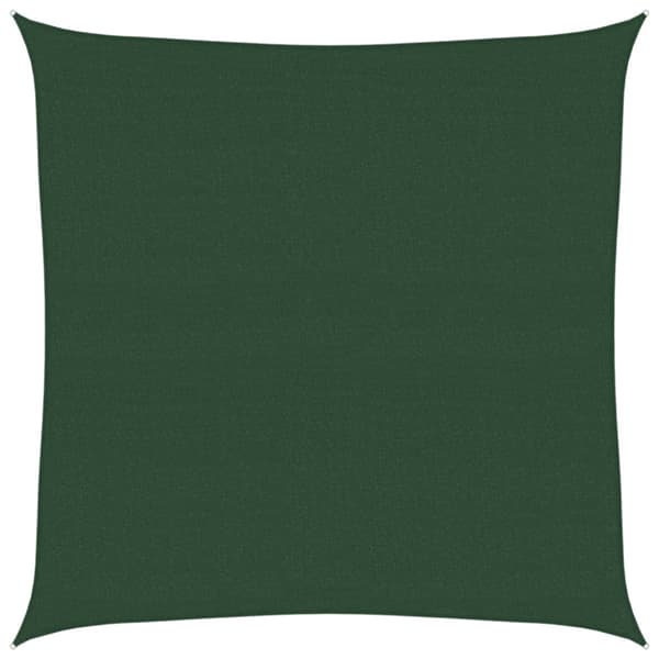 Solsegel 160 g/m² mörkgrön 6x6 m HDPE