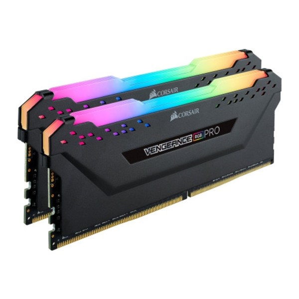CORSAIR Vengeance RGB PRO - DDR4 - sats - 32 GB: 2 x 16 GB - DIMM 288-pin - 1800 MHz / PC4-28800 - ej buffrad