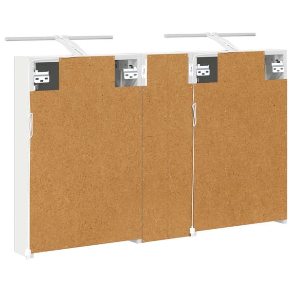 Badrumsskåpsset 3 st 100 x 10,5 x 60,5 cm Konstruerat trä
