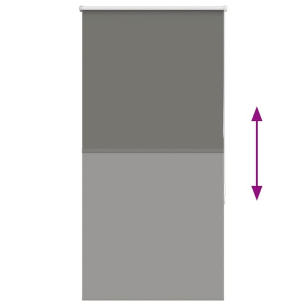 Rullgardin mörkläggning grå 75x175 cm tyg bredd 70,7 cm