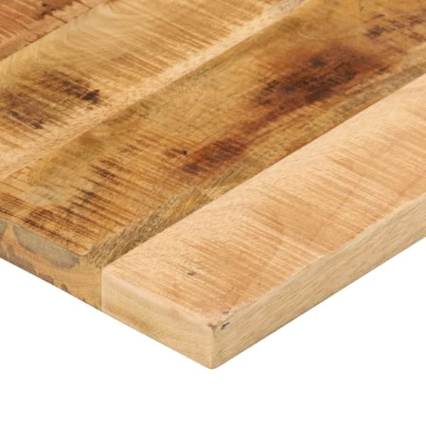 Bordsskiva 60x50x2,5 cm rektangulär massivt grovt mangoträ