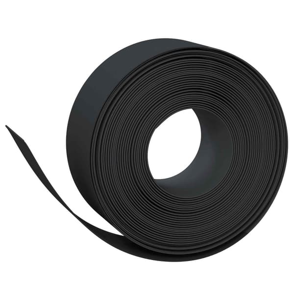Trädgårdskant 25 m 20 cm PE Svart