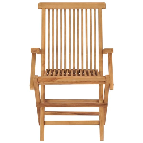 Trädgårdsstolar med beige dynor 4 st massiv teak