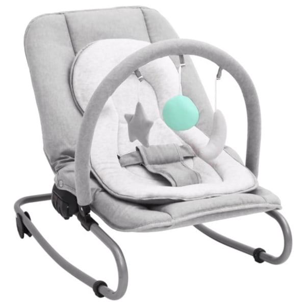 Babysitter ljusgrå stål
