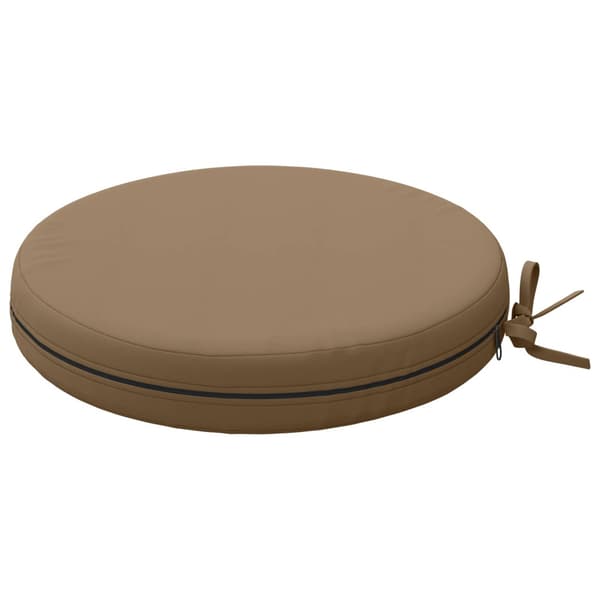 Sittkuddar SOEST 4 st 100% Polyester Taupe Ø 35 x 7 cm