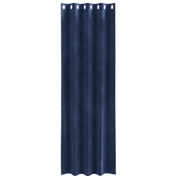 Mörkläggningsgardiner 2 pcs Mörkblå 140 x 245 cm Sammet