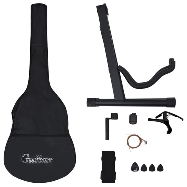 Akustisk gitarr 12 delar med 6 strängar western 38"