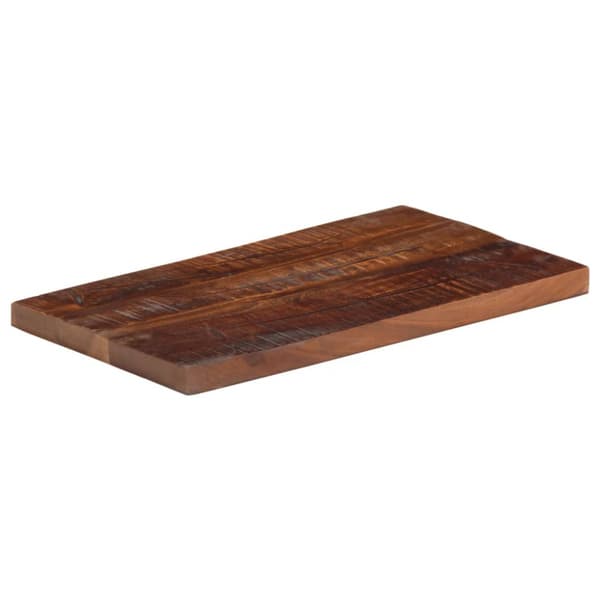 Bordsskiva 40x20x3,8 cm rektangulär massivt återvunnet trä