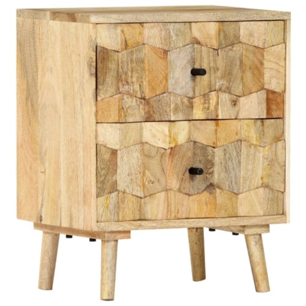 Sängbord 40x30x50 cm massivt mangoträ