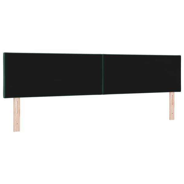 LED huvuddyna Mörkgrön 200 cm Sammet